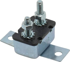 Value Collection - 25 Amp Automotive Heavy Duty Stud Terminal Circuit Breaker - Crosswise Bracket Mount, 1.259" Long x 0.838" Wide 0.652" High - All Tool & Supply