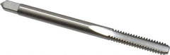 OSG - #6-32 UNC 2 Flute Bright Finish High Speed Steel Straight Flute Standard Hand Tap - Bottoming, Right Hand Thread, 2" OAL, 11/16" Thread Length, H1 Limit, Oversize - All Tool & Supply