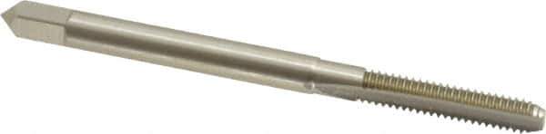 OSG - #5-40 UNC 2B/3B 2 Flute Bright Finish High Speed Steel Straight Flute Standard Hand Tap - Bottoming, Right Hand Thread, 1-15/16" OAL, 5/8" Thread Length, H2 Limit, Oversize - All Tool & Supply