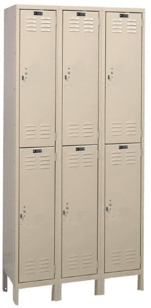 Hallowell - 6 Door, 2 Tier, ValueMax Wardrobe Lockers - All Tool & Supply