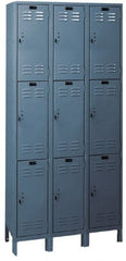 Hallowell - 9 Door, 3 Tier, ValueMax Wardrobe Lockers - All Tool & Supply