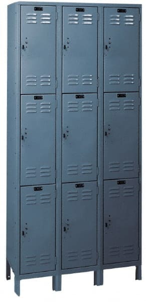 Hallowell - 9 Door, 3 Tier, ValueMax Wardrobe Lockers - All Tool & Supply