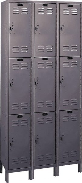 Hallowell - 9 Door, 3 Tier, ValueMax Wardrobe Lockers - All Tool & Supply