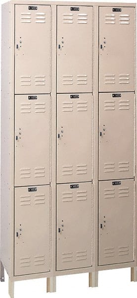 Hallowell - 9 Door, 3 Tier, ValueMax Wardrobe Lockers - All Tool & Supply