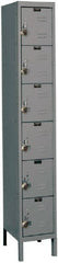 Hallowell - 6 Door, 6 Tier, Ready-Built Wardrobe & Box Lockers - All Tool & Supply