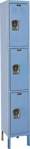 Hallowell - 3 Door, 3 Tier, Premium Wardrobe Lockers - All Tool & Supply