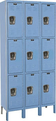 Hallowell - 9 Door, 3 Tier, Premium Wardrobe Lockers - All Tool & Supply