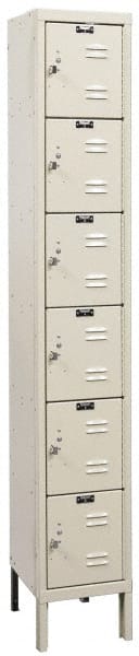 Hallowell - 6 Door, 6 Tier, Premium Box Lockers - All Tool & Supply