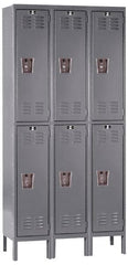 Hallowell - 6 Door, 2 Tier, Premium Wardrobe Lockers - All Tool & Supply