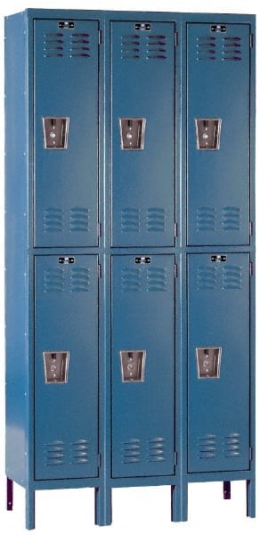 Hallowell - 6 Door, 2 Tier, Premium Wardrobe Lockers - All Tool & Supply