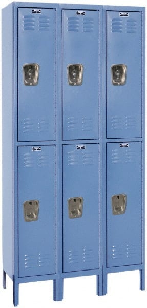 Hallowell - 6 Door, 2 Tier, Premium Wardrobe Lockers - All Tool & Supply