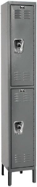 Hallowell - 2 Door, 2 Tier, Ready-Built Wardrobe & Box Lockers - All Tool & Supply