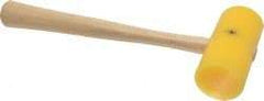 Garland - 3/8 Lb Head Plastic Mallet - 9-3/4" OAL, 10" Long Wood Handle - All Tool & Supply