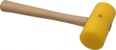 Garland - 7/8 Lb Head Plastic Mallet - 11-1/2" OAL, 12" Long Wood Handle - All Tool & Supply