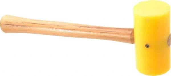 Garland - 1-1/4 Lb Head Plastic Mallet - 14" OAL, 14" Long Wood Handle - All Tool & Supply