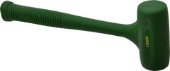 Garland - 16 oz Head 1-1/2" Face Diam Polyurethane Dead Blow Hammer - 10" OAL, Polyurethane Handle - All Tool & Supply