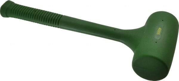 Garland - 58 oz Head 2-1/2" Face Diam Polyurethane Dead Blow Hammer - 15-1/2" OAL, Polyurethane Handle - All Tool & Supply