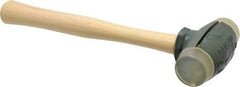 Garland - 2 Lb Head 1-1/2" Face Urethane Split Head Hammer - Wood Handle - All Tool & Supply