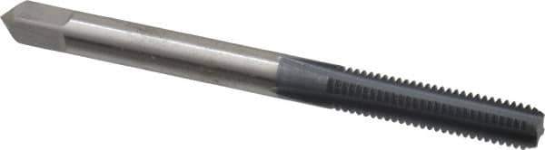 OSG - #10-32 UNF 3B 4 Flute elektraLUBE Finish High Speed Steel Straight Flute Standard Hand Tap - Bottoming, Right Hand Thread, 2-3/8" OAL, 7/8" Thread Length, H2 Limit - All Tool & Supply