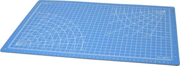 Excel - 18 x 12" Self Healing Cutting Mat - Blue, 3/32" Thick - All Tool & Supply