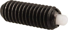 Gibraltar - 8-36, 7/16" Thread Length, 0.052" Plunger Projection, Steel Threaded Spring Plunger - 0.07" Max Plunger Diam, 0.437" Plunger Length, 0.5 Lb Init End Force, 1.5 Lb Final End Force - All Tool & Supply