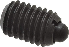 Gibraltar - 1/2-13, 3/4" Thread Length, 0.151" Plunger Projection, Steel Threaded Spring Plunger - 1/4" Max Plunger Diam, 0.75" Plunger Length, 5 Lb Init End Force, 28.5 Lb Final End Force - All Tool & Supply