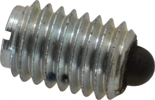 Gibraltar - 1/2-13, 3/4" Thread Length, 0.151" Plunger Projection, Steel Threaded Spring Plunger - 1/4" Max Plunger Diam, 0.75" Plunger Length, 5 Lb Init End Force, 28.5 Lb Final End Force - All Tool & Supply