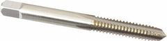 OSG - 1/4-20 UNC 4 Flute Bright Finish High Speed Steel Straight Flute Standard Hand Tap - Plug, Right Hand Thread, 2-1/2" OAL, 1" Thread Length, H1 Limit, Oversize - All Tool & Supply