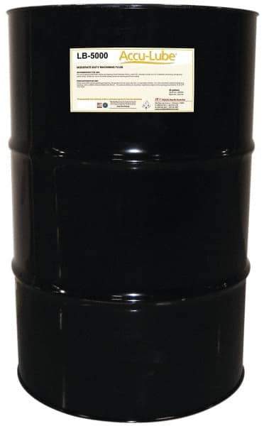 Accu-Lube - Accu-Lube LB-5000, 55 Gal Drum Cutting & Sawing Fluid - Natural Ingredients, For Machining - All Tool & Supply