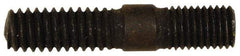 Dorman - 5/16-24 Long Thread, 5/16-18 Short Thread, 1-1/2" OAL Unequal Double Threaded Stud - Steel, Zinc-Plated Finish, 3/4" Long Thread Length, 1/2" Short Thread Length - All Tool & Supply