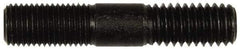 Dorman - 7/16-20 Long Thread, 7/16-14 Short Thread, 2-1/4" OAL Unequal Double Threaded Stud - Steel, Black Oxide Finish, 3/4" Long Thread Length, 3/4" Short Thread Length - All Tool & Supply