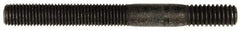 Dorman - 5/16-24 Long Thread, 5/16-18 Short Thread, 3" OAL Unequal Double Threaded Stud - Steel, Black Oxide Finish, 1-5/8" Long Thread Length, 5/8" Short Thread Length - All Tool & Supply