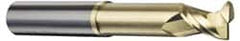 Accupro - 1" Diam 2 Flute Solid Carbide 0.03" Corner Radius End Mill - All Tool & Supply