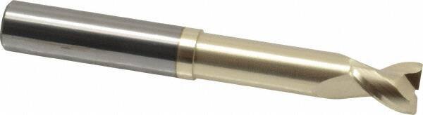 Accupro - 1/2", 2 Flute, Single End, Solid Carbide, 0.02" Corner Radius End Mill - 4" OAL, 45° Helix, Right Hand Flute, 5/8" LOC, Right Hand Cut, 2-1/8" Extended Reach - All Tool & Supply