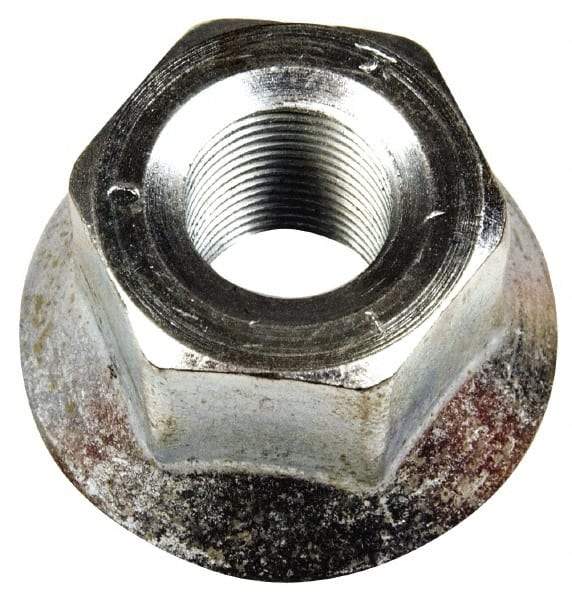 Dorman - 5/8-18 Zinc Finish Flanged Wheel Nut - 1-1/8" Hex, 1-1/16" OAL, 1.62 Diam Flange Seat Angle - All Tool & Supply