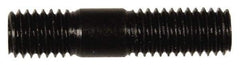 Dorman - M8x1.25 35mm OAL Unequal Double Threaded Stud - Steel, Black Oxide Finish, 16mm Long Thread Length, 10mm Short Thread Length, Metric - All Tool & Supply