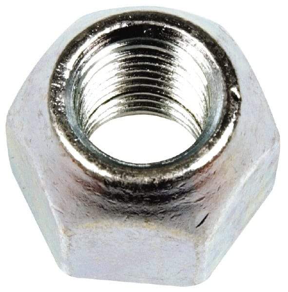 Dorman - M12-1.5 Zinc Finish Open Wheel Nut - 21mm Hex, 18mm OAL, 60° Seat Angle - All Tool & Supply