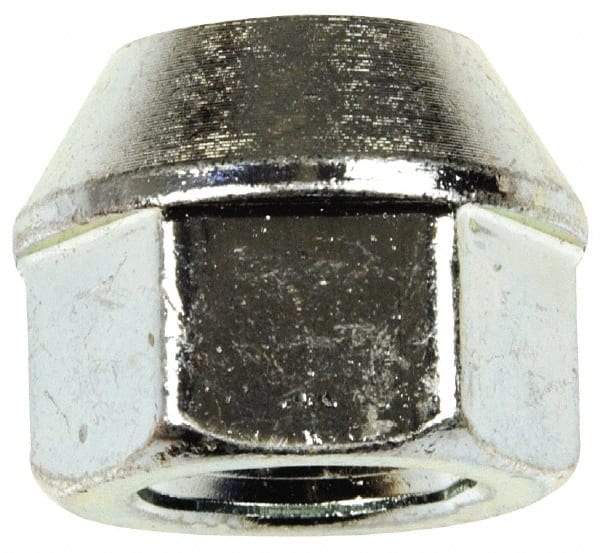 Dorman - M14-1.5 Yellow Zinc Finish Open Wheel Nut - 22mm Hex, 20.5mm OAL, 60° Seat Angle - All Tool & Supply