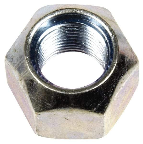 Dorman - 1/2-20 Zinc Finish Open Wheel Nut - 13/16" Hex, 5/8" OAL, 90° Seat Angle - All Tool & Supply