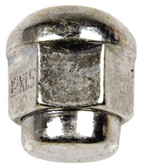 Dorman - M12-1.5 Chrome Finish Capped Wheel Nut - 19mm Hex, 24.5mm OAL, 60° Seat Angle - All Tool & Supply