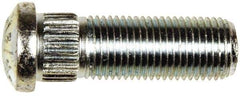 Dorman - 1/2-20 Serrated Bolt Wheel Stud - 0.535" Knurl, 1-17/32" OAL, 5/16" Shoulder Length - All Tool & Supply