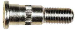 Dorman - 1/2-20 Serrated Bolt Wheel Stud - 5/8" Knurl, 1-5/16" OAL, 1" Shoulder Length - All Tool & Supply