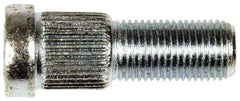 Dorman - 1/2-20 Serrated Bolt Wheel Stud - 0.62" Knurl, 1-5/8" OAL, 19/32" Shoulder Length - All Tool & Supply