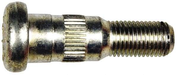 Dorman - 7/16-20 Serrated Bolt Wheel Stud - 0.565" Knurl, 1-3/4" OAL, 7/8" Shoulder Length - All Tool & Supply