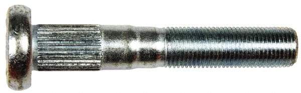 Dorman - 9/16-18 Serrated Bolt Wheel Stud - 0.621" Knurl, 3-17/32" OAL, 1-5/16" Shoulder Length - All Tool & Supply