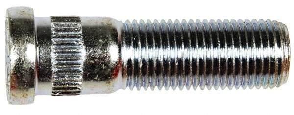 Dorman - 9/16-18 Serrated Bolt Wheel Stud - 5/8" Knurl, 2" OAL, 5/8" Shoulder Length - All Tool & Supply