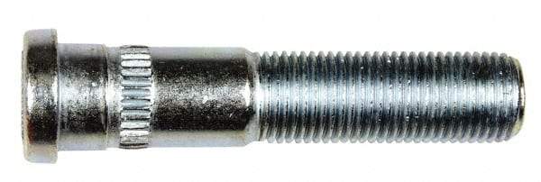 Dorman - 9/16-18L Serrated Bolt Wheel Stud - 0.63" Knurl, 2-25/32" OAL, 1-1/8" Shoulder Length - All Tool & Supply