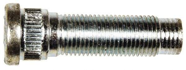 Dorman - 1/2-20 Serrated Bolt Wheel Stud - 0.62" Knurl, 1-21/32" OAL, 11/32" Shoulder Length - All Tool & Supply