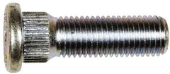 Dorman - M12-1.5 Serrated Bolt Wheel Stud - 14.35mm Knurl, 42.5mm OAL, 8mm Shoulder Length - All Tool & Supply