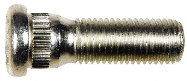 Dorman - M12-1.5 Serrated Bolt Wheel Stud - 14.2mm Knurl, 40mm OAL, 8mm Shoulder Length - All Tool & Supply